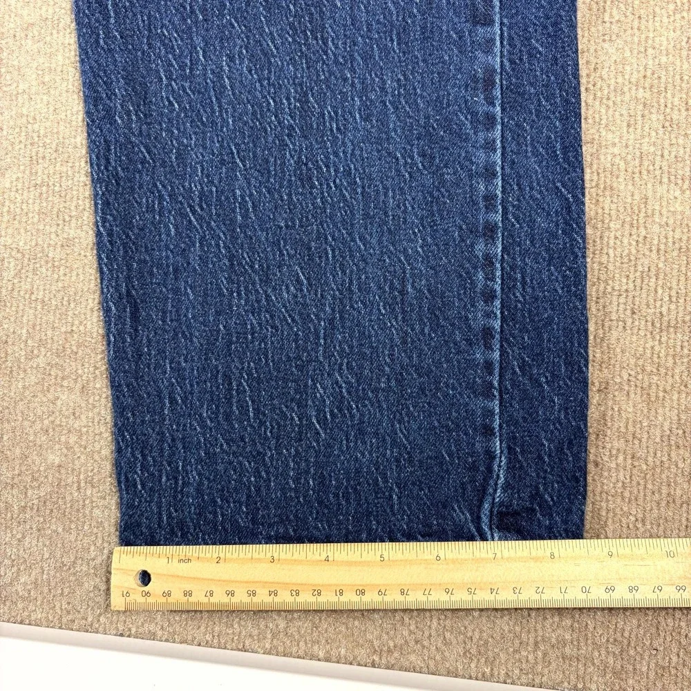 Levi's 505 Jeans Mens 40X30 Blue Denim Straight Leg Medium Wash High Rise Travel